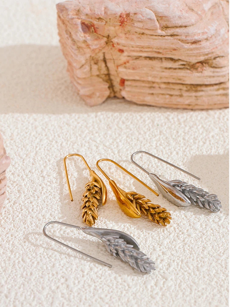 Acorn Drop Earrings - Floral Fawna
