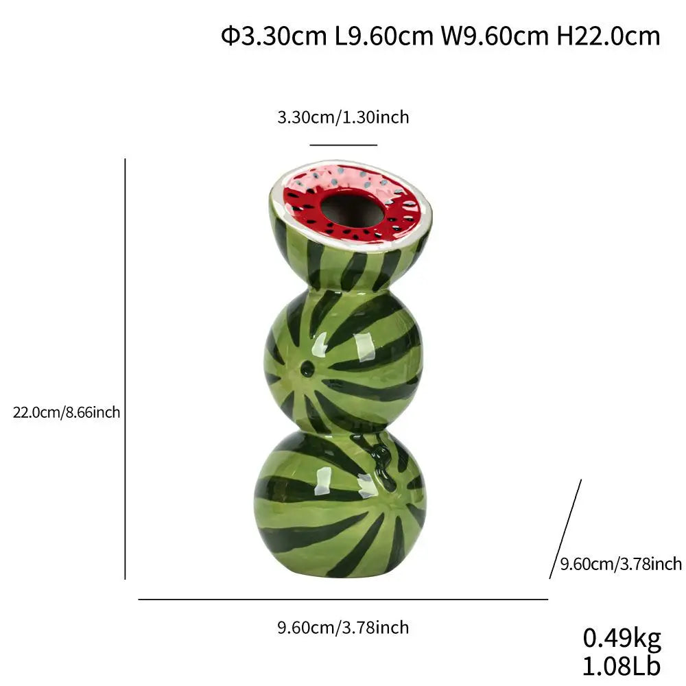 Ceramic Fruits Vase