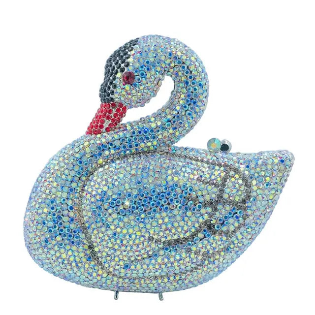 Flamingo Crystal Clutch