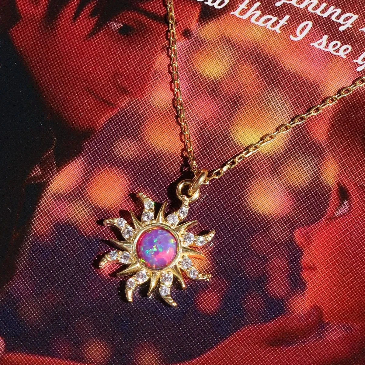 Opal Sun Jewellery Set - Floral Fawna