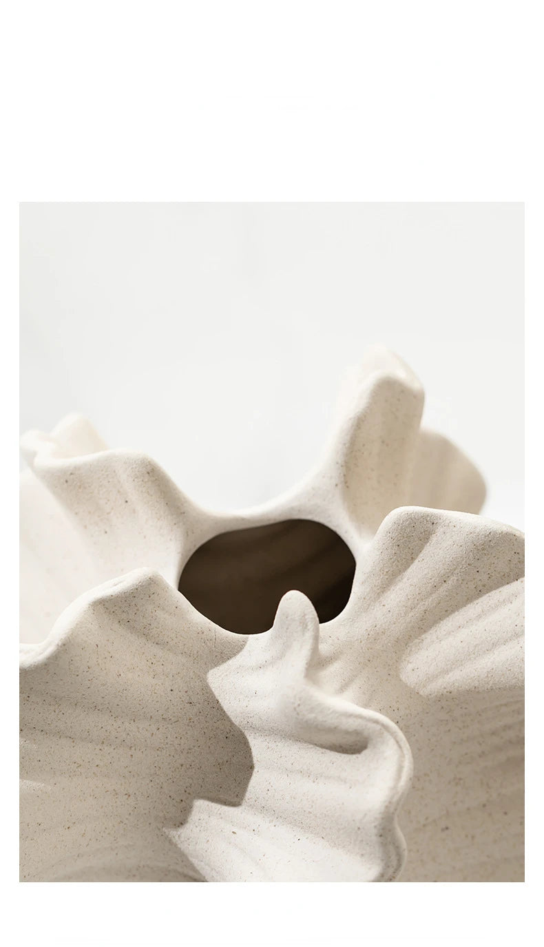 Petal Ceramic Vase - Floral Fawna