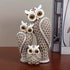 Owl Family Ornament - Floral Fawna