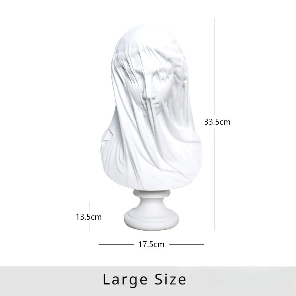 Veiled Lady Sculpture - Floral Fawna