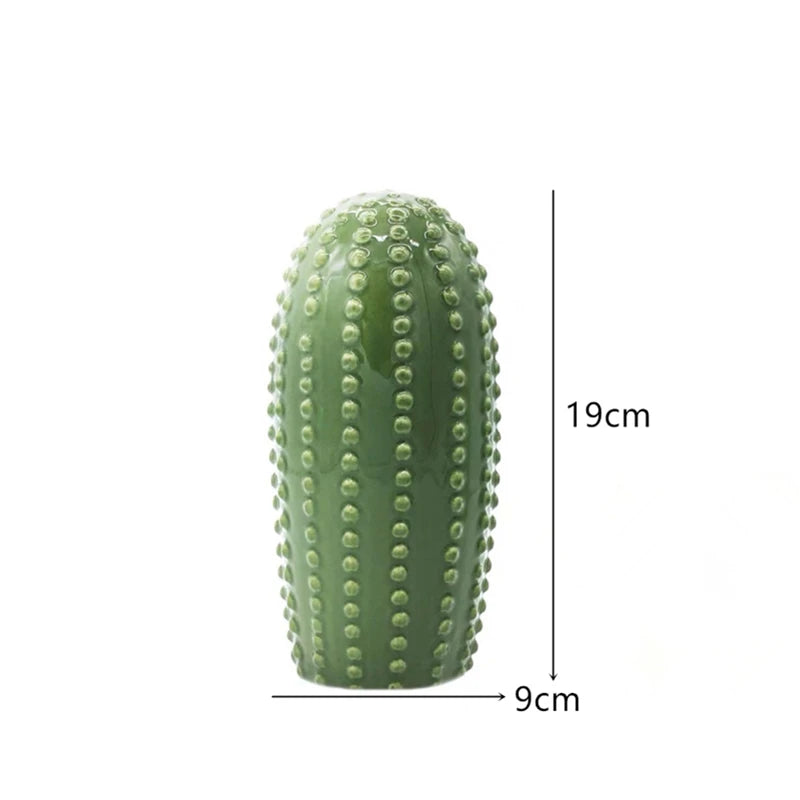 Ceramic Cactus Sculptures - Floral Fawna