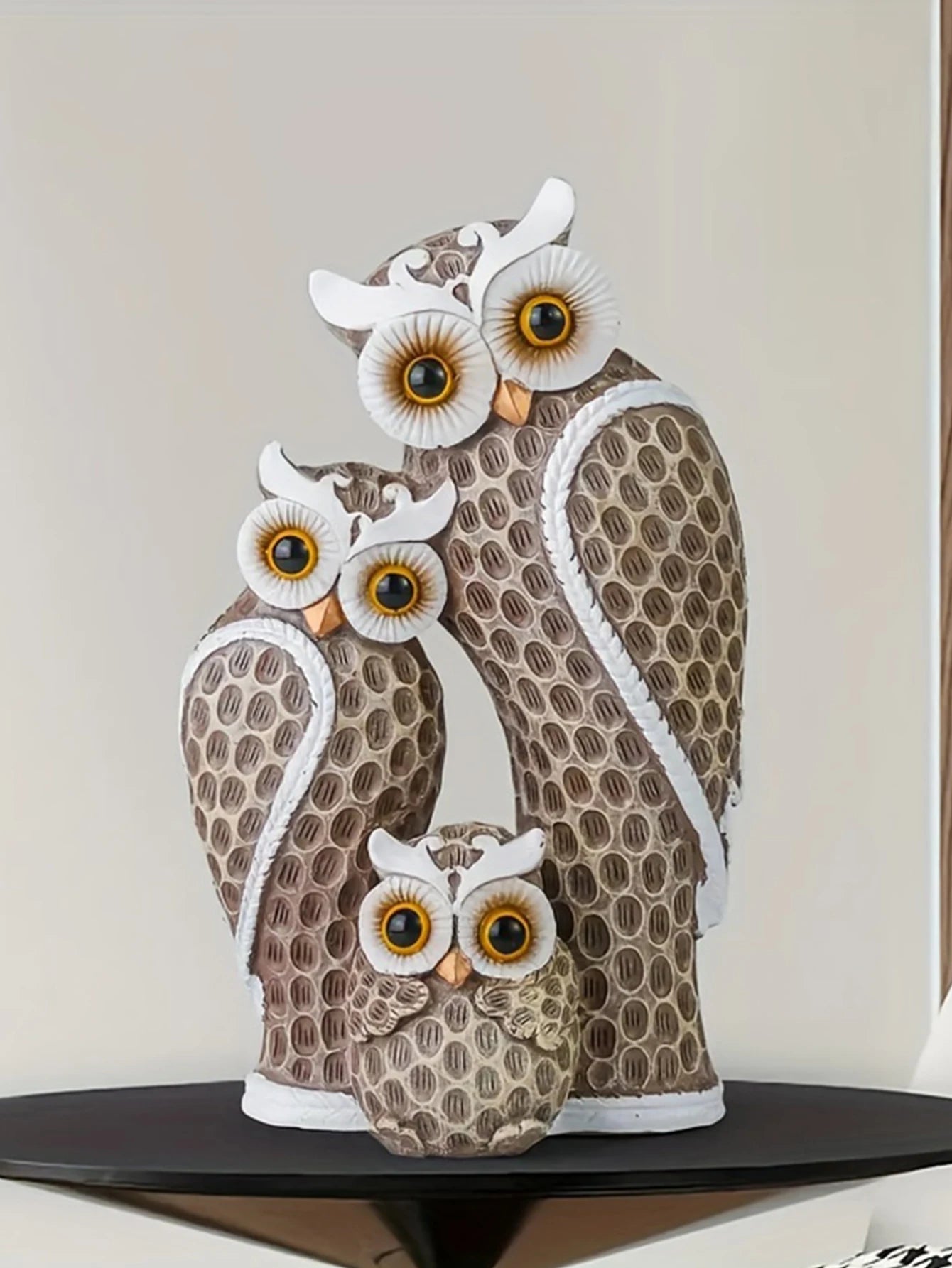 Owl Family Ornament - Floral Fawna