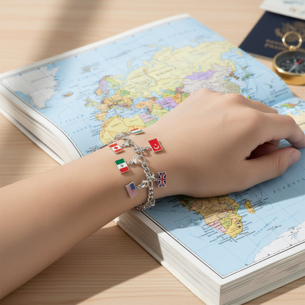 Travel Charm Bracelet