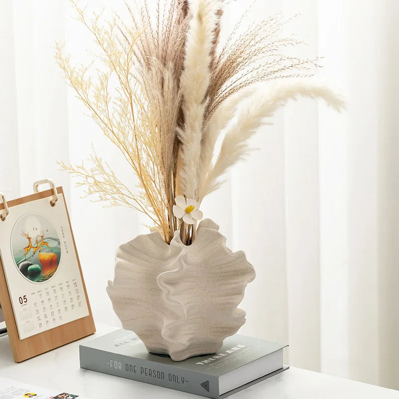 Petal Ceramic Vase - Floral Fawna