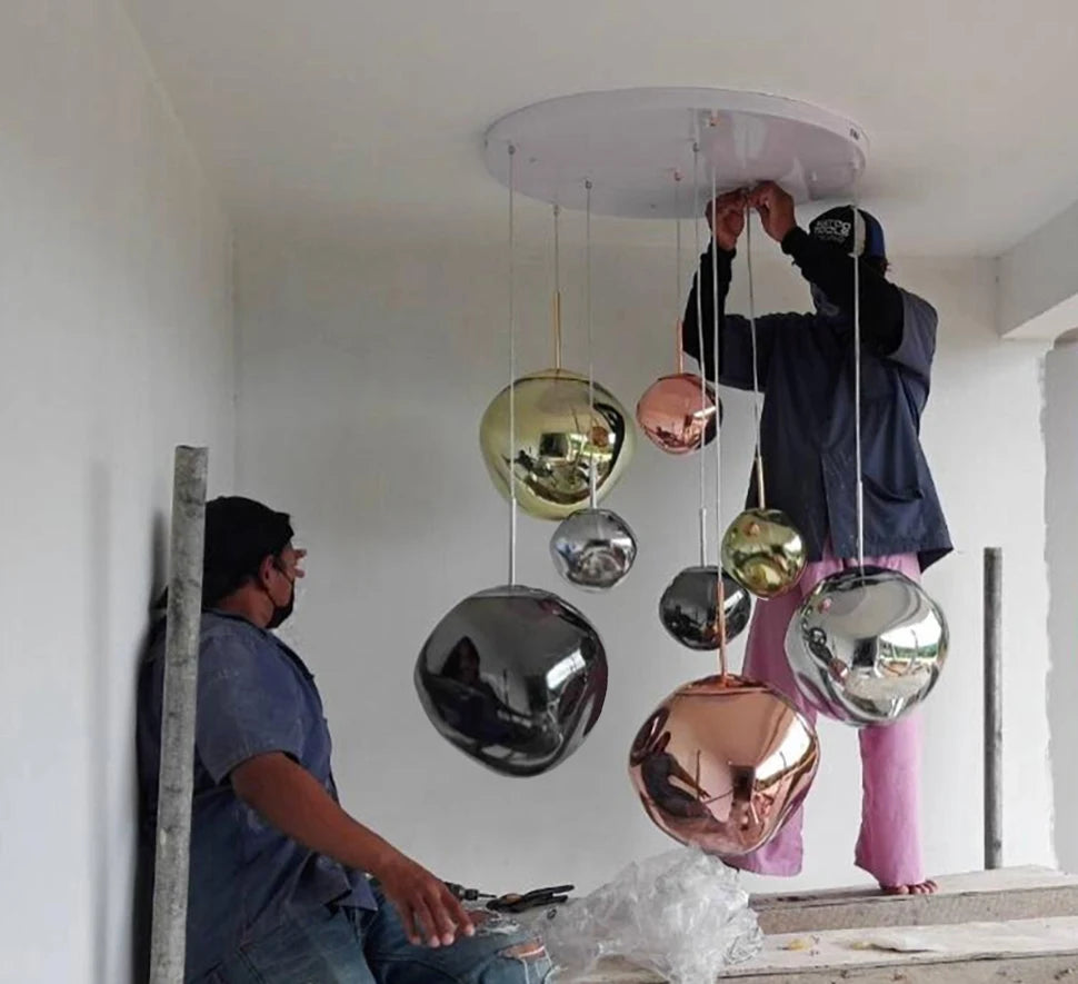 Lava Pendant Light - Floral Fawna