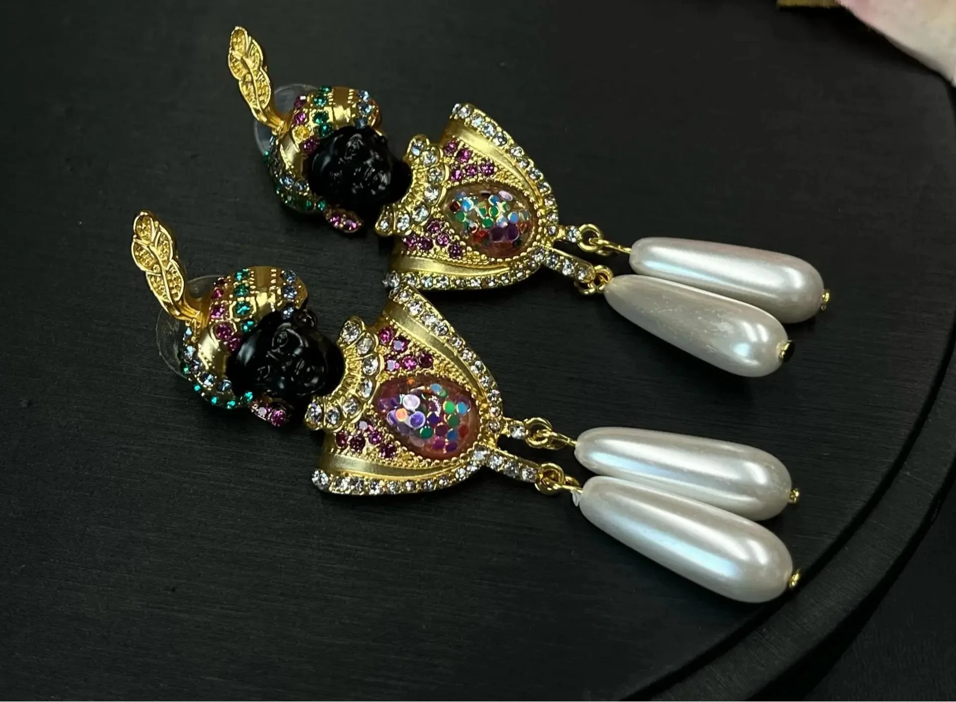 Tribal Chief Earrings - Floral Fawna