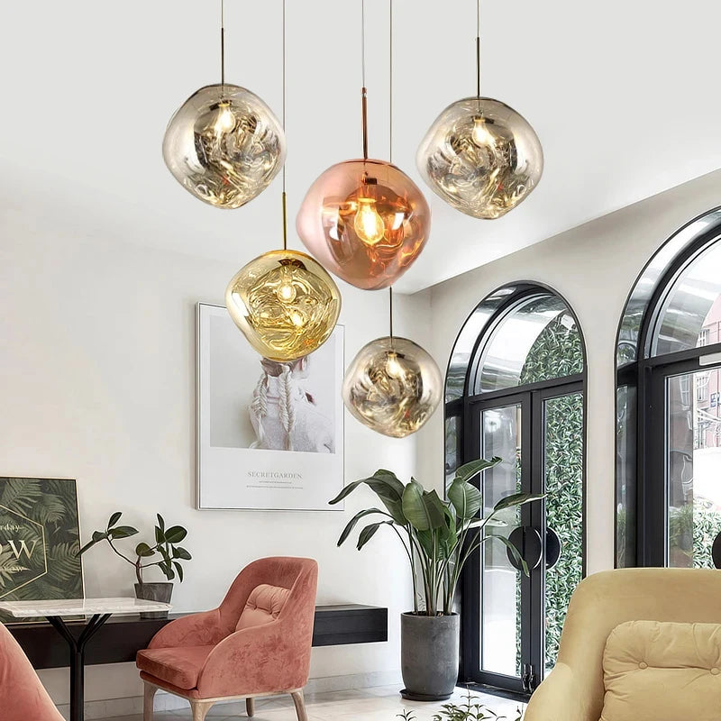 Lava Pendant Light - Floral Fawna