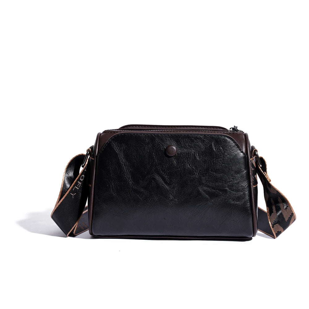 Elephant Embossed Messenger Bag - Floral Fawna