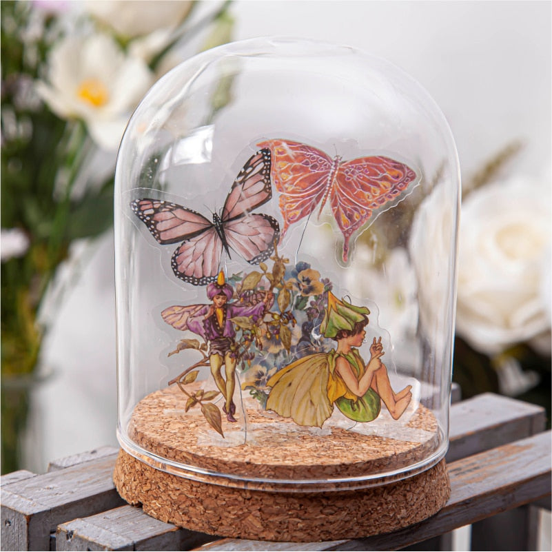 45pcs Cottagecore Stickers - Floral Fawna