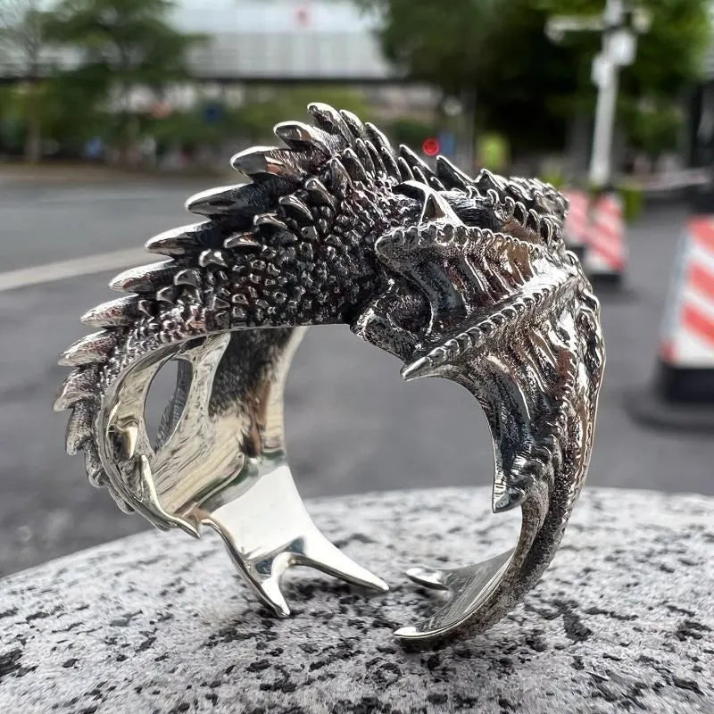 Resizable Dragon Ring - Floral Fawna