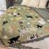 Dog Park Tapestry Throw - Floral Fawna