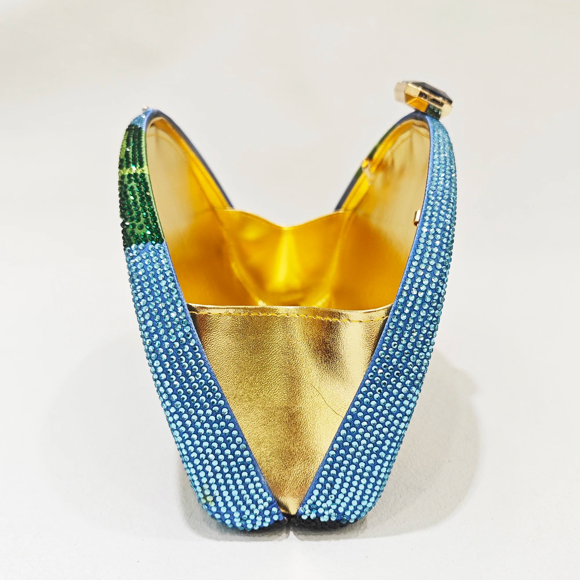 Parrot Crystal Clutch Bag - Floral Fawna