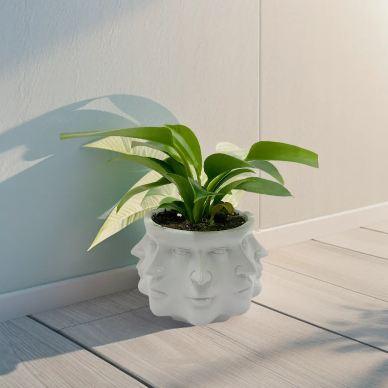 3D Multi Faceted Vase - Floral Fawna