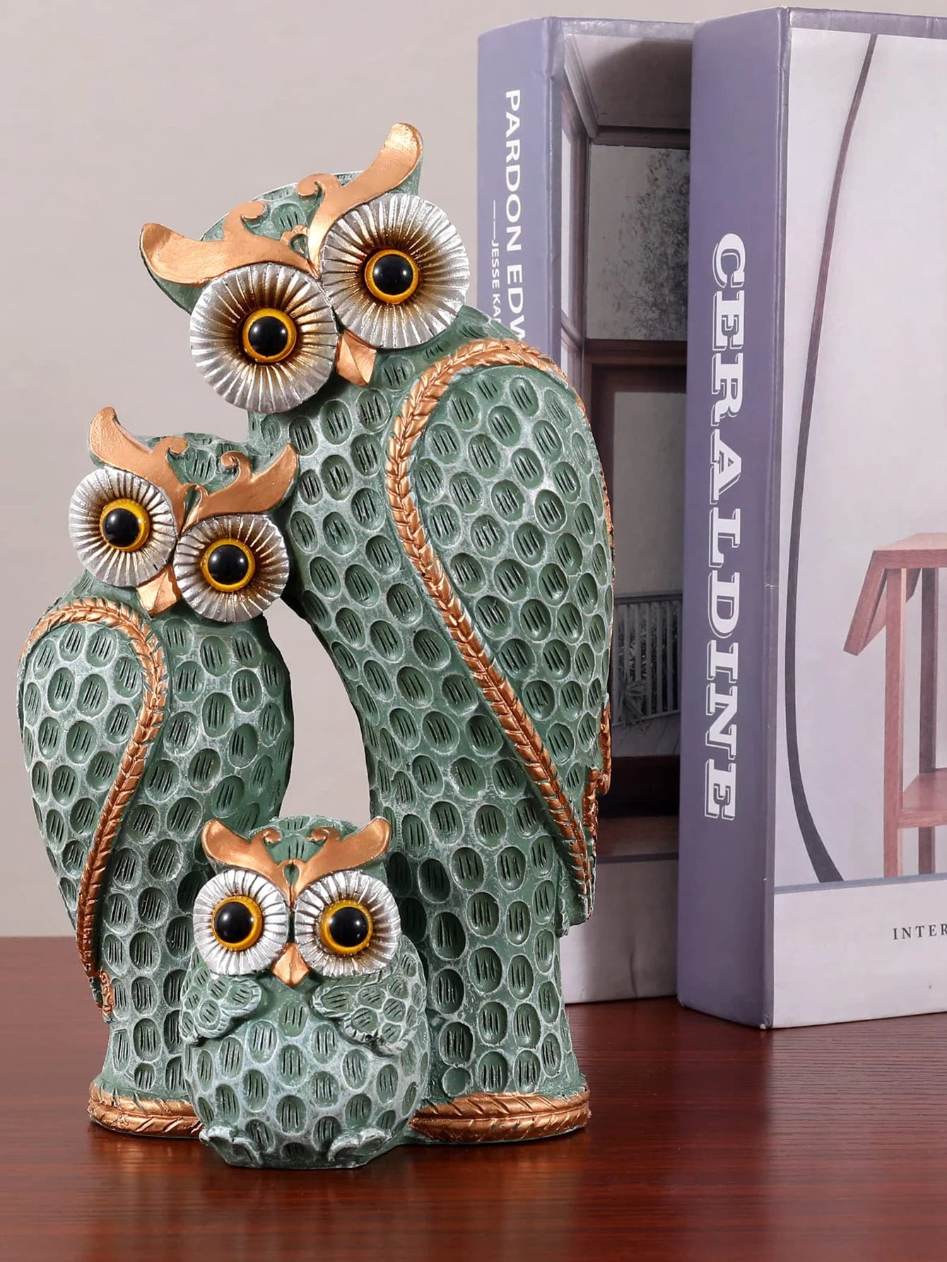 Owl Family Ornament - Floral Fawna