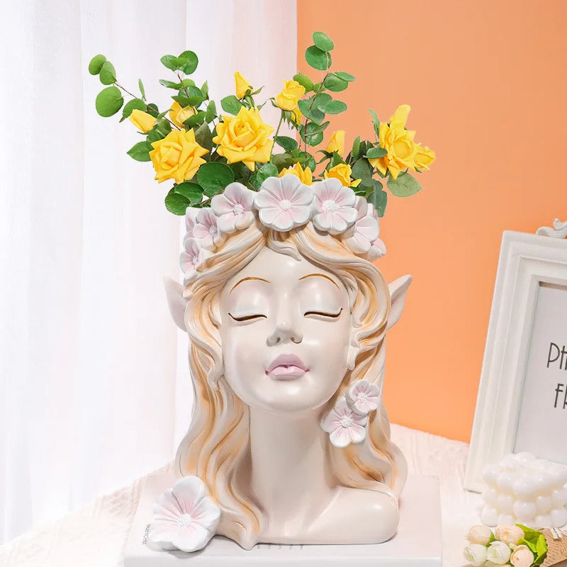 The Enchanted Flower Fairy Vase - Floral Fawna