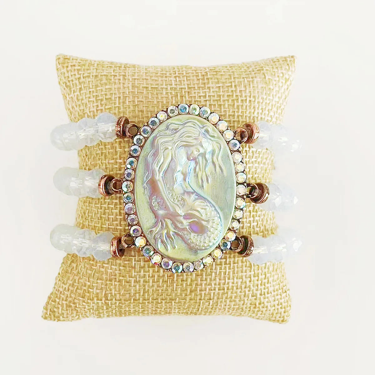 Mermaid Beaded Bracelet - Floral Fawna