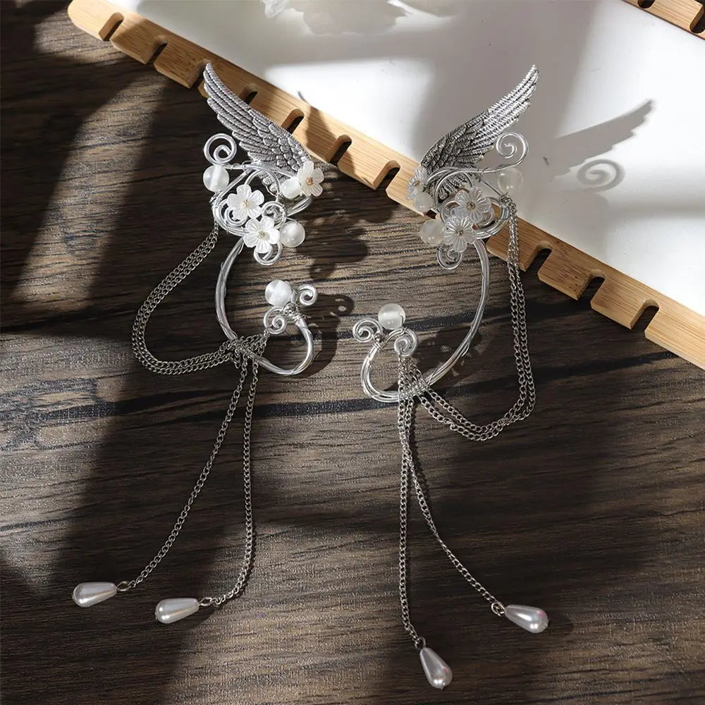 Flower Tassel Fairy Ear Clip - Floral Fawna