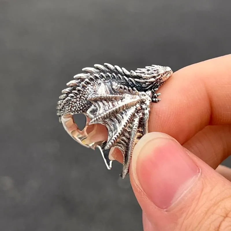 Resizable Dragon Ring - Floral Fawna