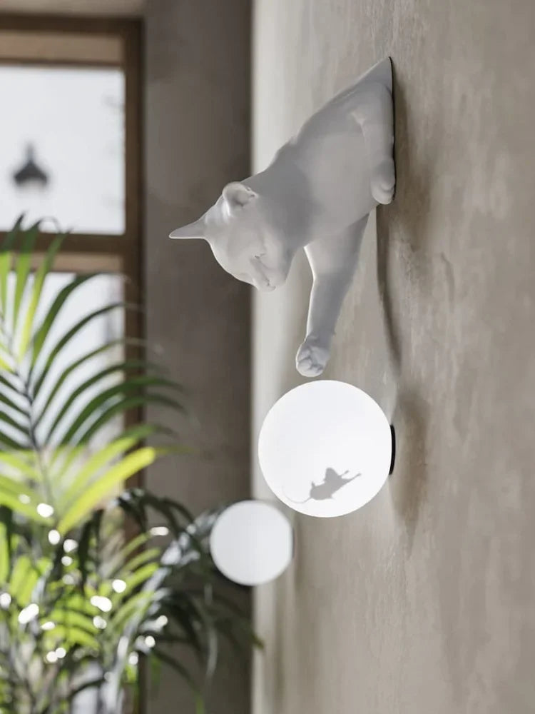 Cat & Mouse Wall Lamp
