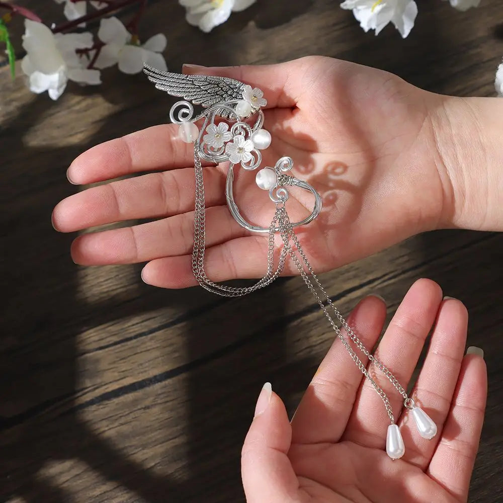 Flower Tassel Fairy Ear Clip - Floral Fawna