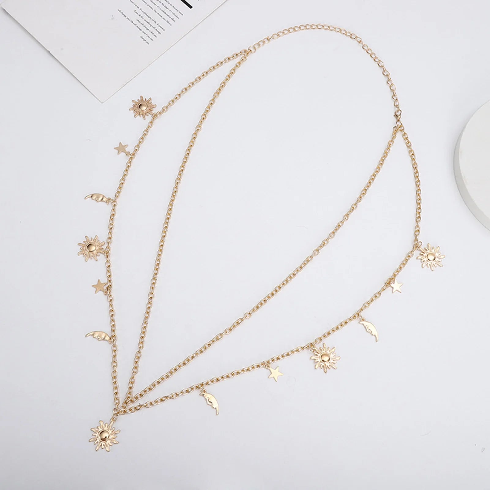 Celestial Chain Belt - Floral Fawna