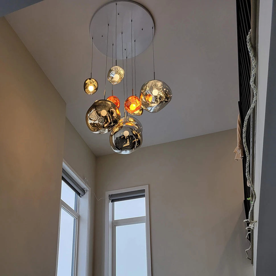 Lava Pendant Light - Floral Fawna