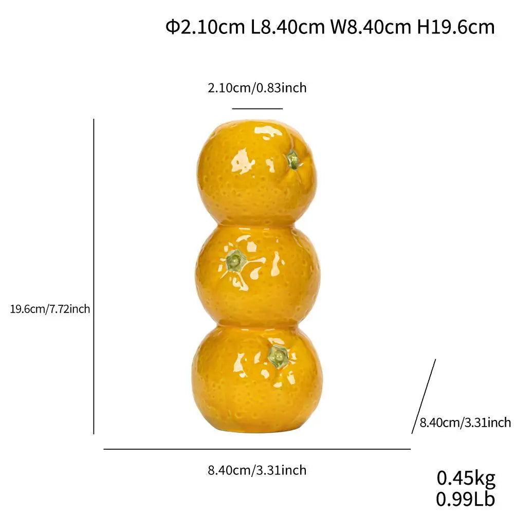 Ceramic Fruits Vase