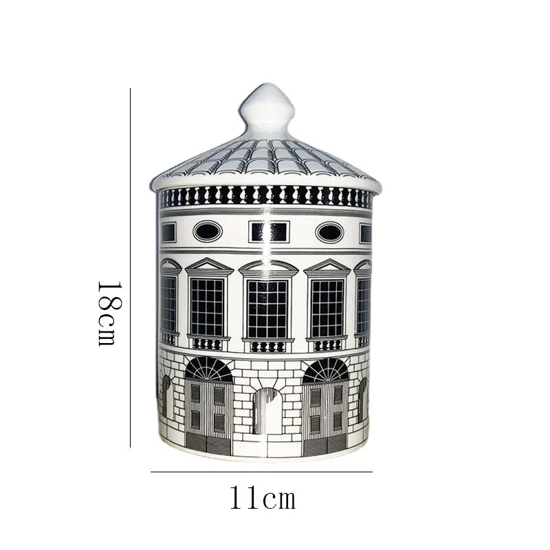 Ceramic Building Jar - Floral Fawna
