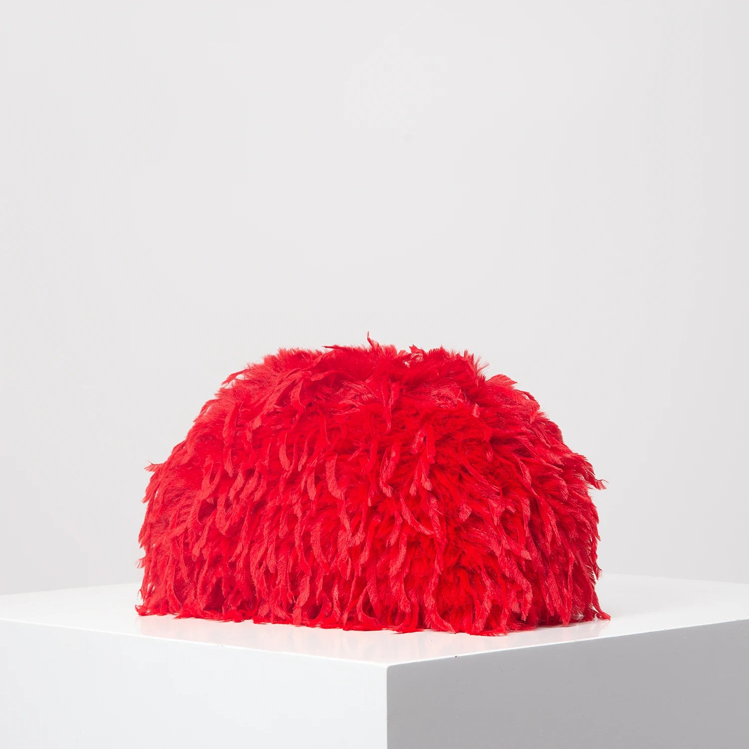 Faux Feather Clutch Bag - Floral Fawna