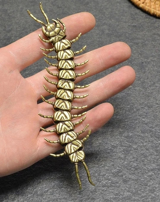 Movable Copper Centipede - Floral Fawna
