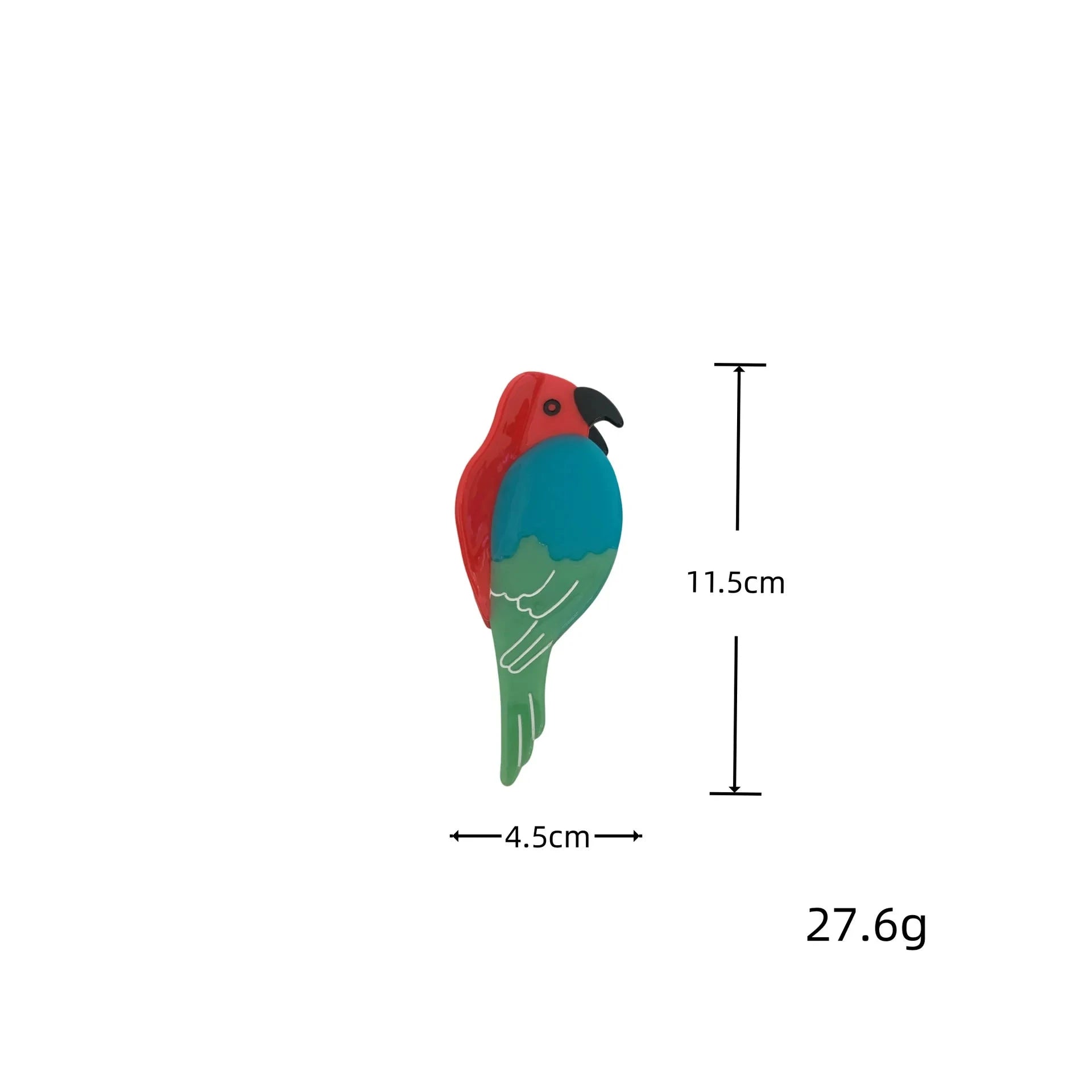 Parrot Claw Clip - Floral Fawna
