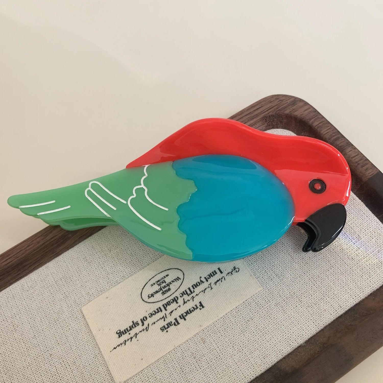 Parrot Claw Clip - Floral Fawna