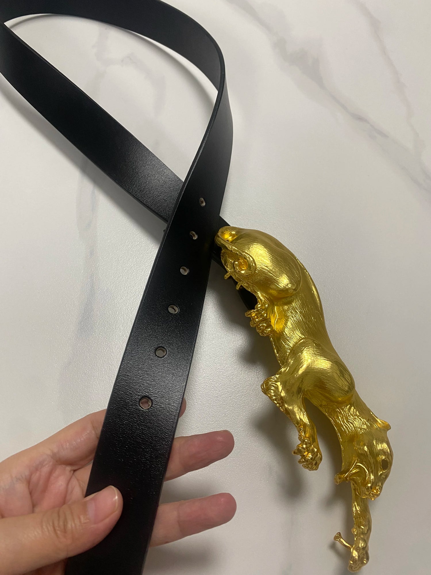 Statement Leopard Belt - Floral Fawna
