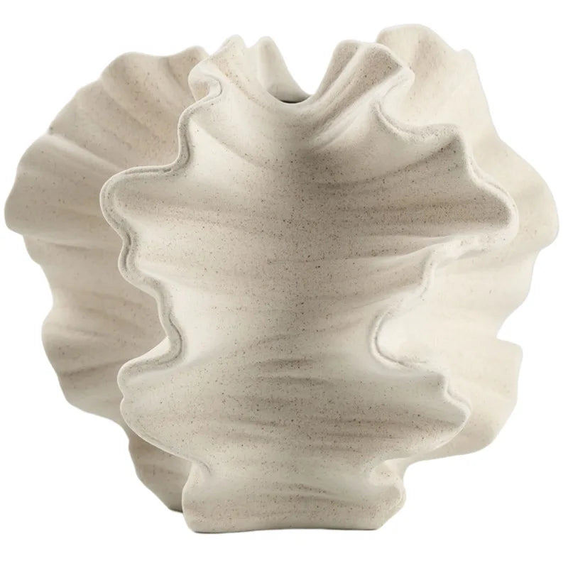 Petal Ceramic Vase - Floral Fawna