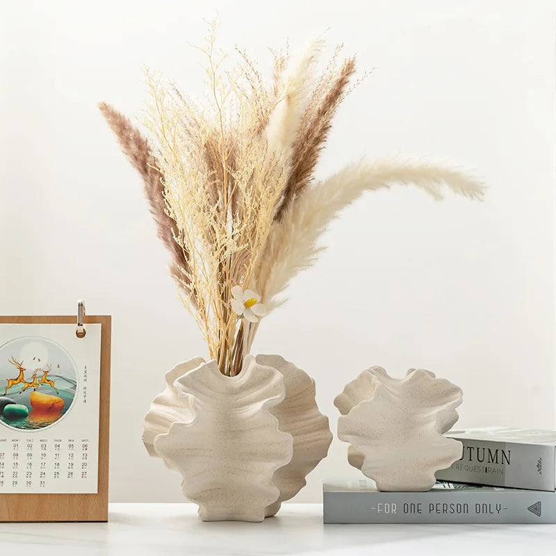 Petal Ceramic Vase - Floral Fawna