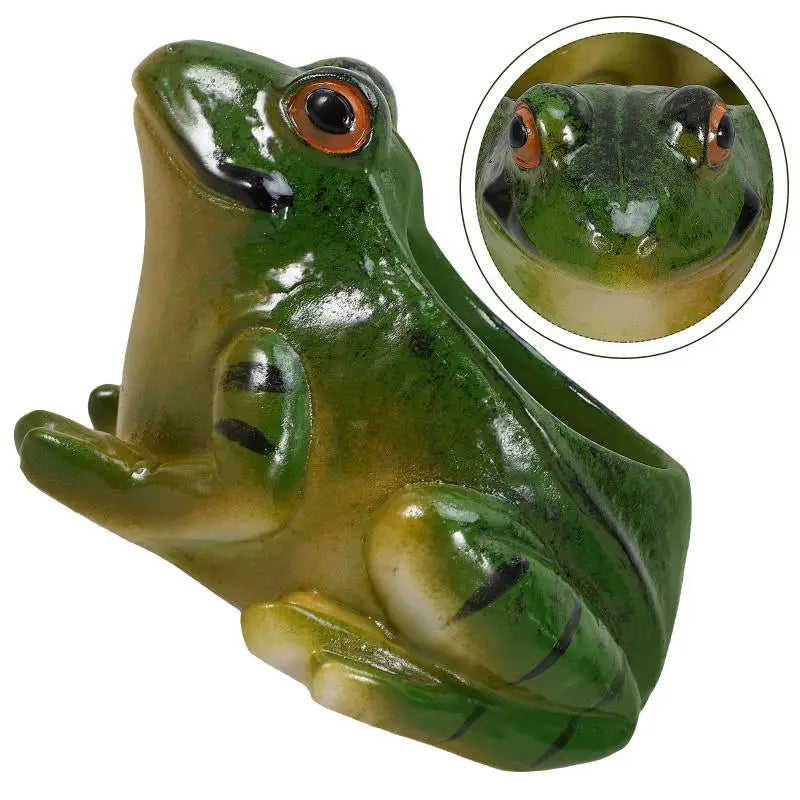 Ceramic Frog Planter - Floral Fawna