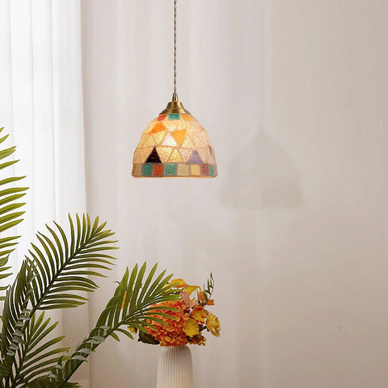 Mediterranean Sea Shell Pendant Lamp - Floral Fawna