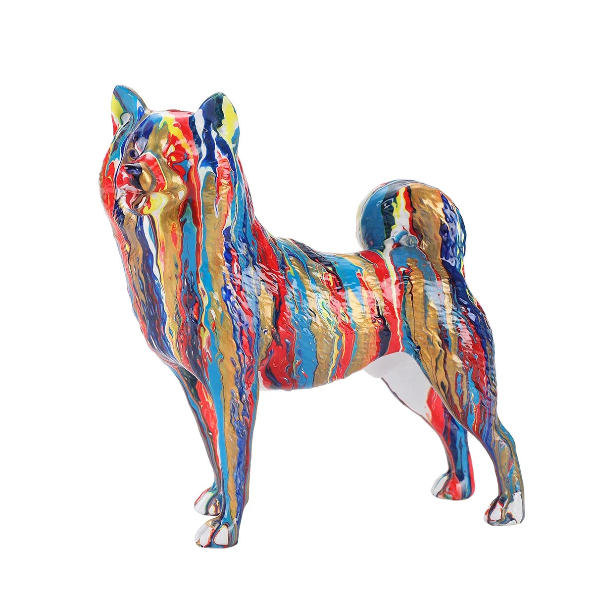 Abstract Akita Sculpture