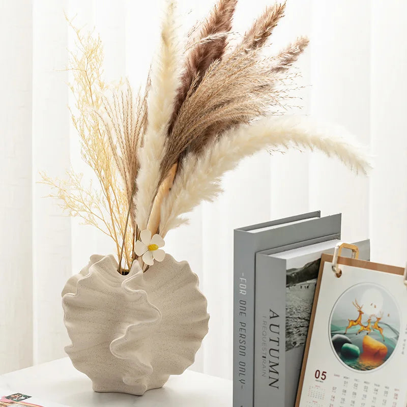Petal Ceramic Vase - Floral Fawna