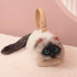 Realistic Faux Fur Siamese Cat Bag - Floral Fawna