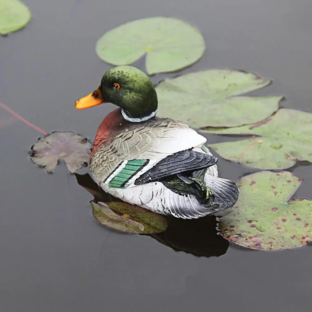 Mallard Duck Ornament - Floral Fawna