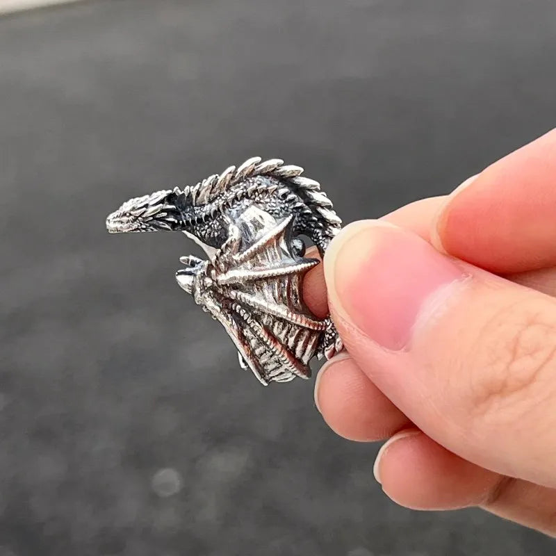 Resizable Dragon Ring - Floral Fawna