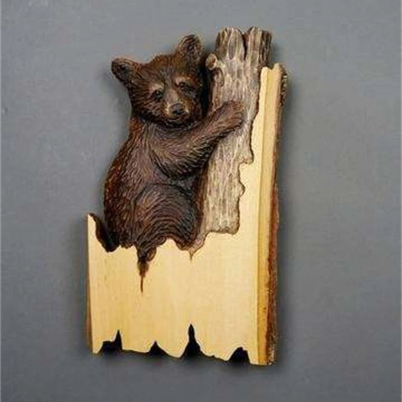 Wooden Animal Wall Plaque - Floral Fawna