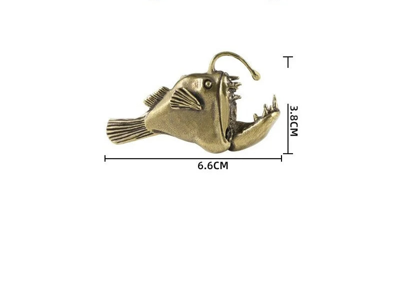 Anglerfish Brass Figurine