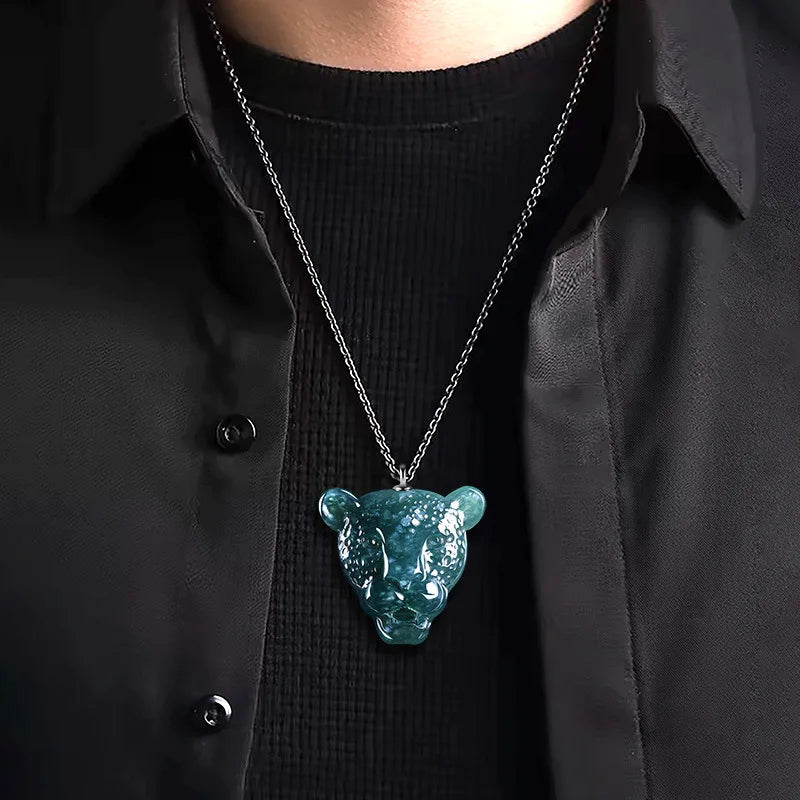 Jade Leopard Necklace