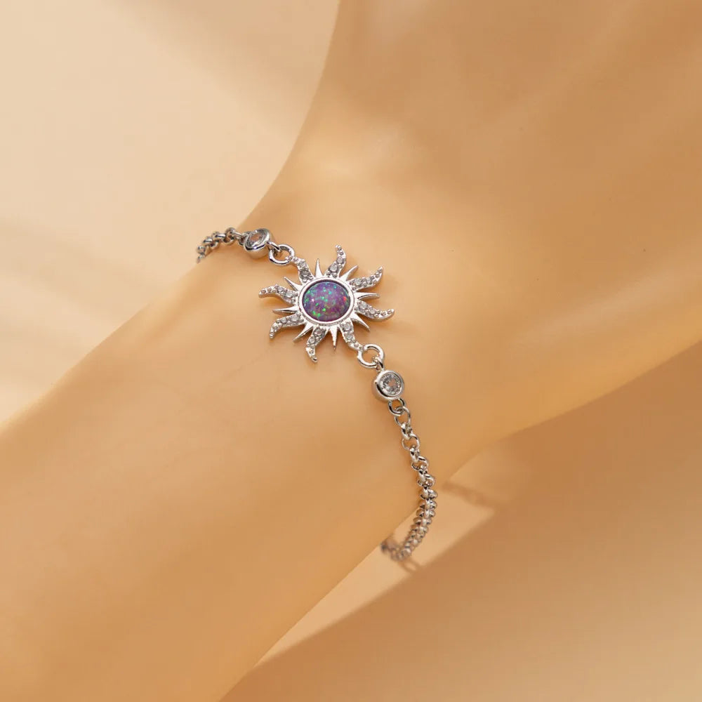 Opal Sun Jewellery Set - Floral Fawna