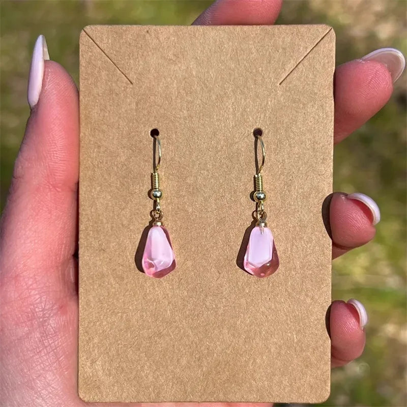 Pomegranate Seed Dangle Earrings - Floral Fawna